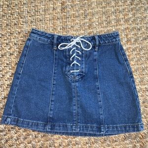 pacsun denim skirt